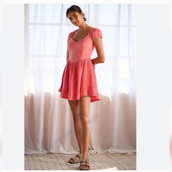 Anthropologie Pink Dress - Picture 3 of 10